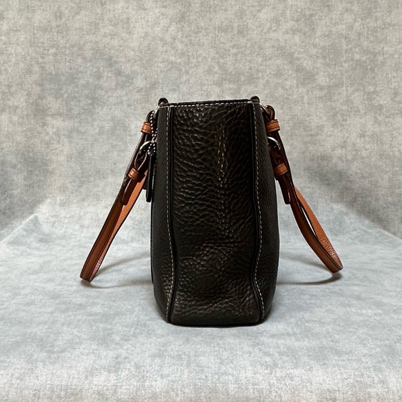 COACH Chelsea Pebbled Black Leather Tote - Picture 3 of 14